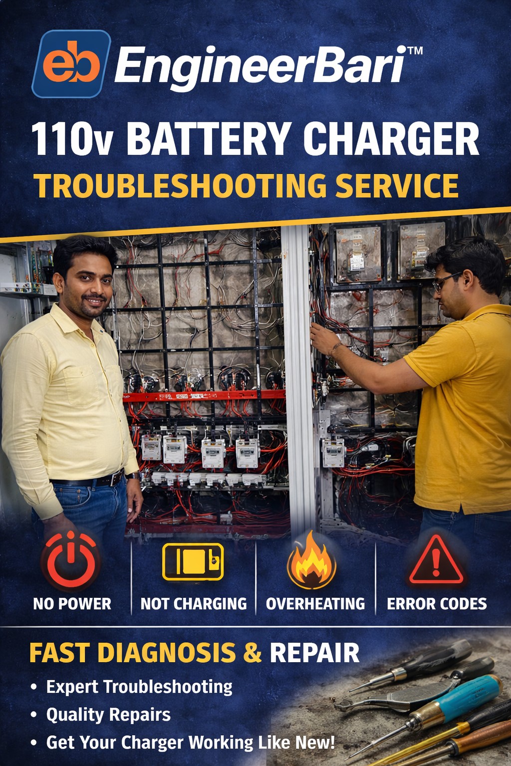 Battery Charger Troubleshooting Service